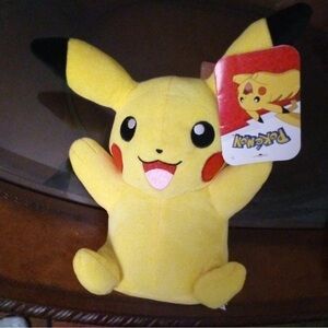 NWT Authentic Jazwares Pokemon Pikachu 8" Plush 2022